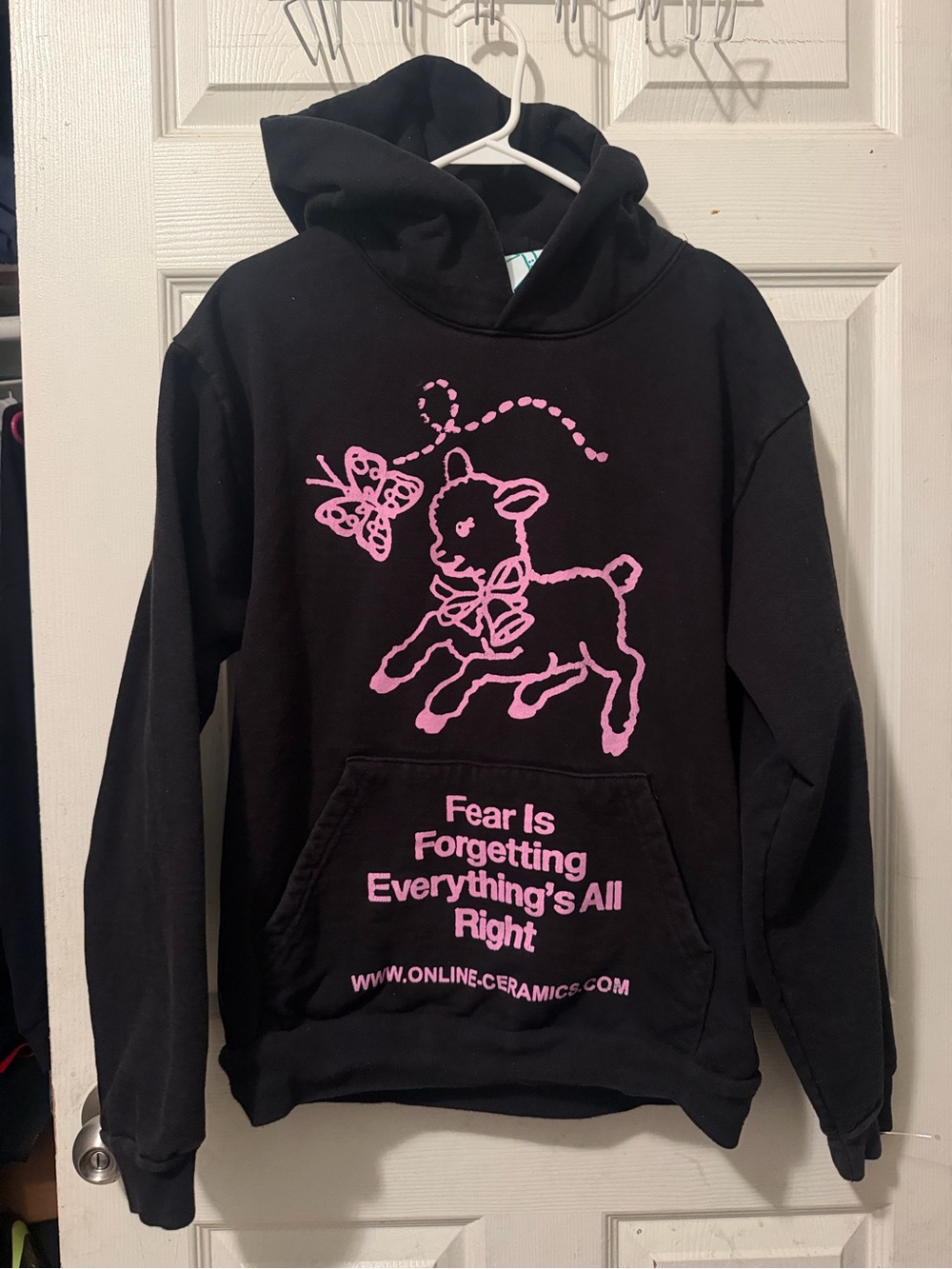 Black Online Ceramics Men’s F.E.A.R Hoodie Size Medium